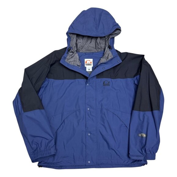 SOREL Waterproof Windbreaker Outdoor Ski Rain Designer Jacket Mens Large - Picture 1 of 7